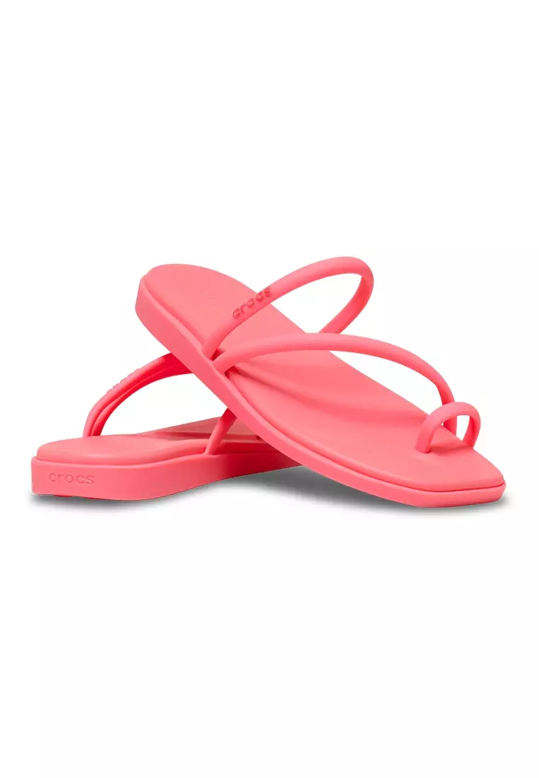 Crocs Women Miami Toe Loop Sandal - Guava