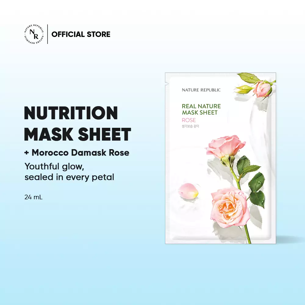 Royal Jelly | NATURE REPUBLIC Real Nature Mask Sheet | Aloe Vera Mask, Soothing, Moisturizing, Brightening, Anti-Aging, Hydrating, Pore Care, Oil Control Sheet Mask