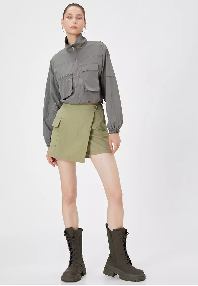 Parachute High Neck Jacket