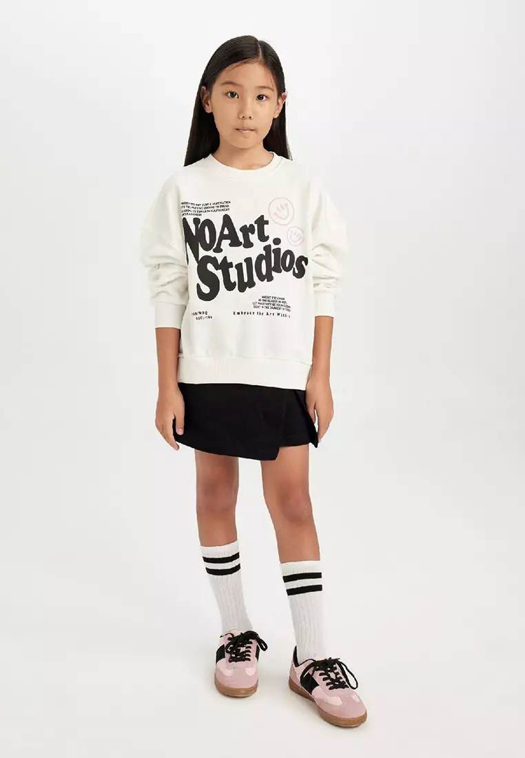 Slogan Print Sweatshirt