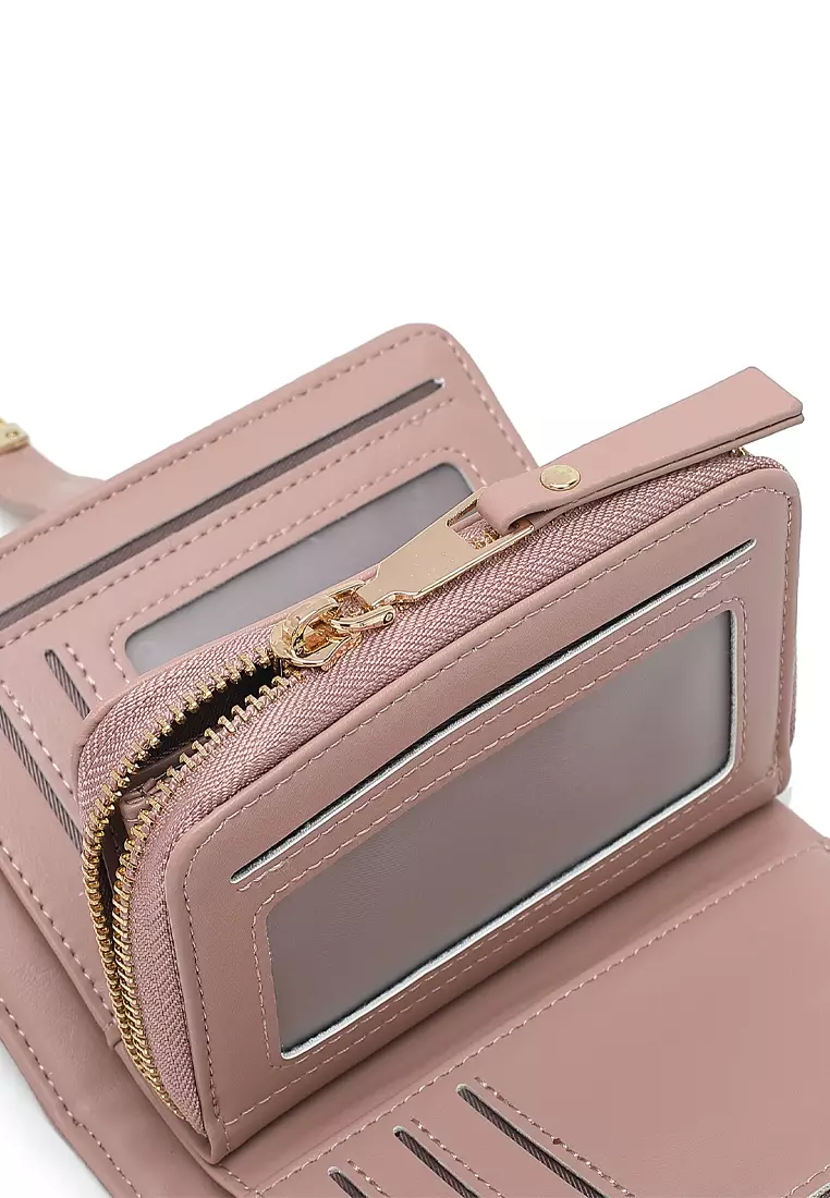 Women's Short Purse / Wallet - Dark Pink