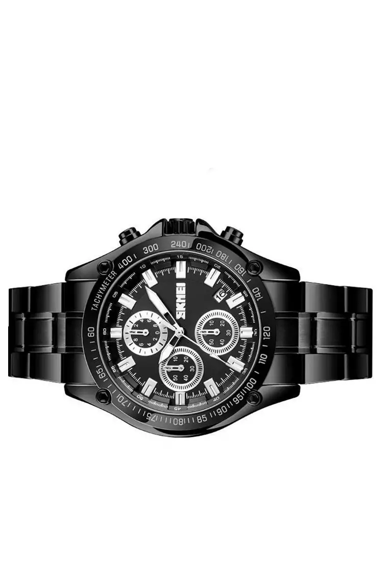 Jam Tangan Casual Analog Pria Waterproof Strap Tali Material Stainless Steel TW32 ORIGINAL