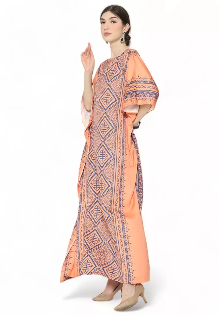 Kanzi Exclusive Short Sleeve Songket Kaftan