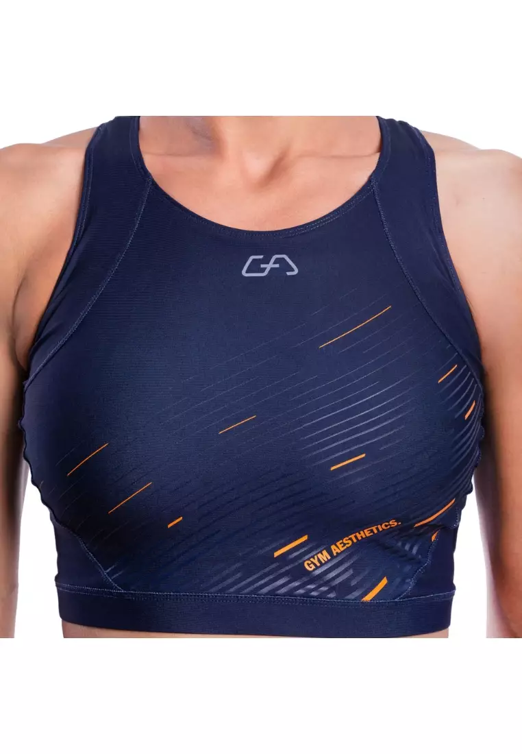 Performance Longline Crop Sports Bra for Women