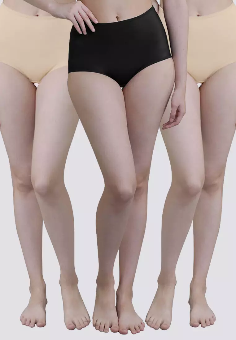 Buy Sassa Classic Curves 3-in-1 Pack Boyleg Panty Women Underwear