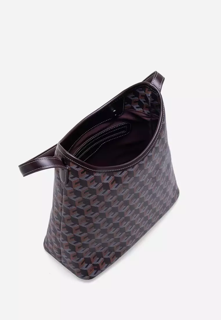 Alesso Medium Hobo Bag Chestnut Brown