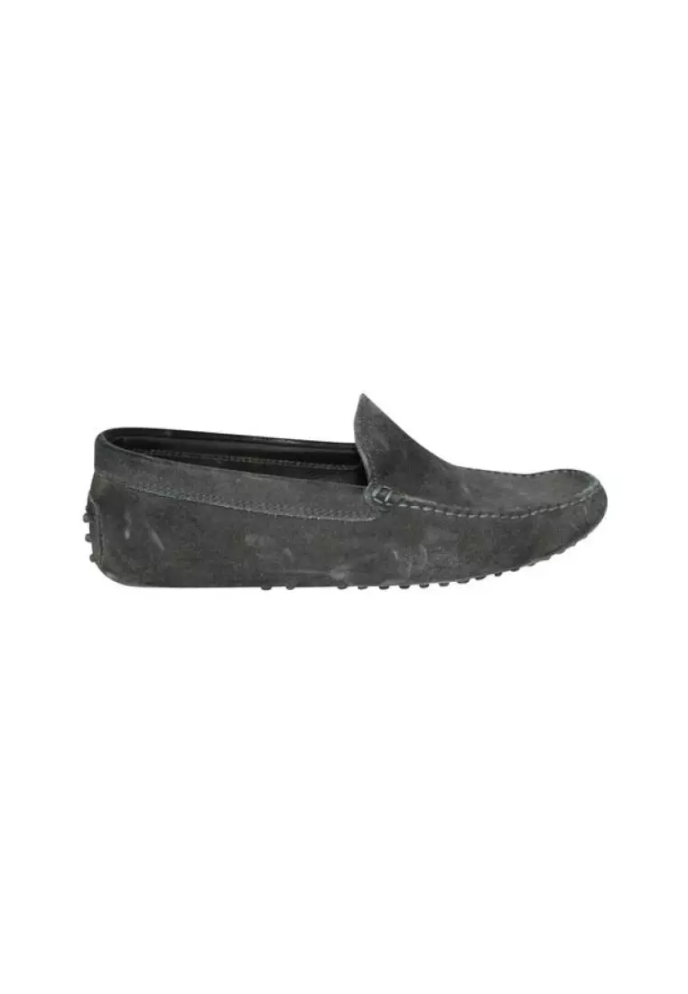 Tod's black suede new arrivals loafers