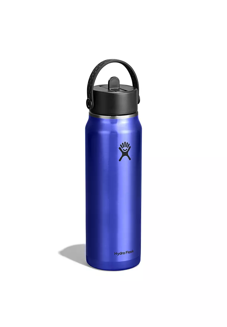 Hydro Flask Lightweight Wide Mouth Flex Straw Cap 32 oz Sapphire Blue