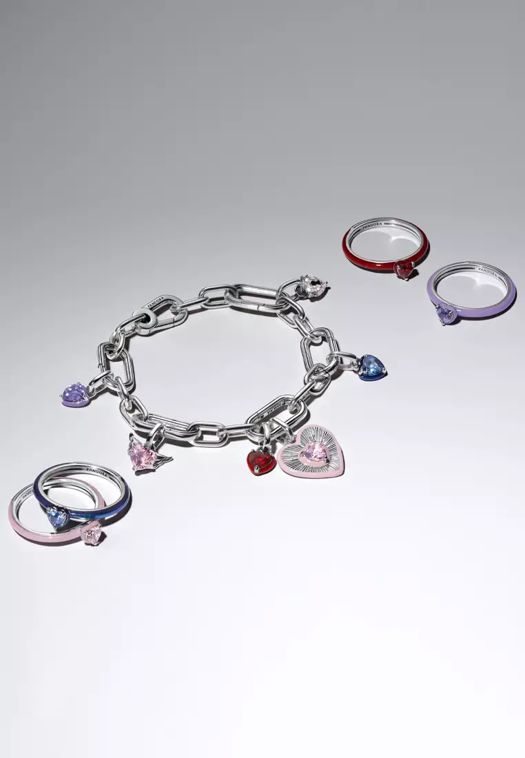 Pandora Blue Chakra Heart Ring