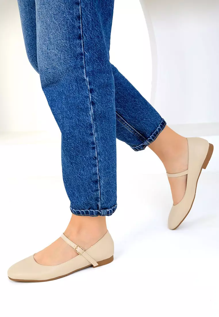Jual Soho Round Toe Mary Jane Flats Original 2025 ZALORA Indonesia