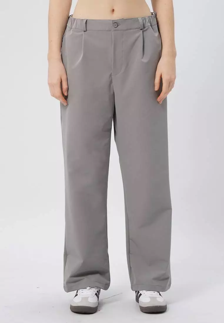 Regular Fit High Waist Trousers