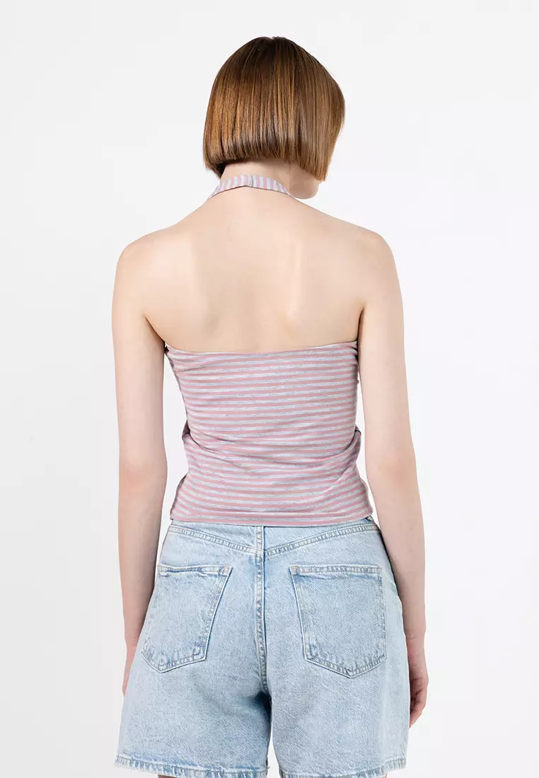 All Day V-Neck Halter Top