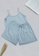 Inspi blue Comfies Spaghetti Strap and Casual Shorts  Set 0AEE6AAC3A1571GS_5