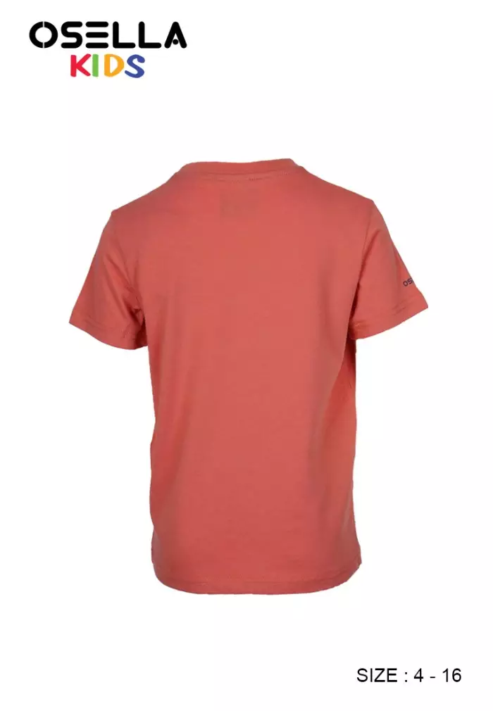 [NEW] OSELLA BASIC REGULAR T-SHIRT IN CARROT