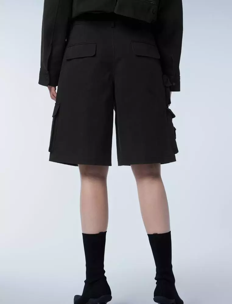 Simple Straight Mid-Length Pants