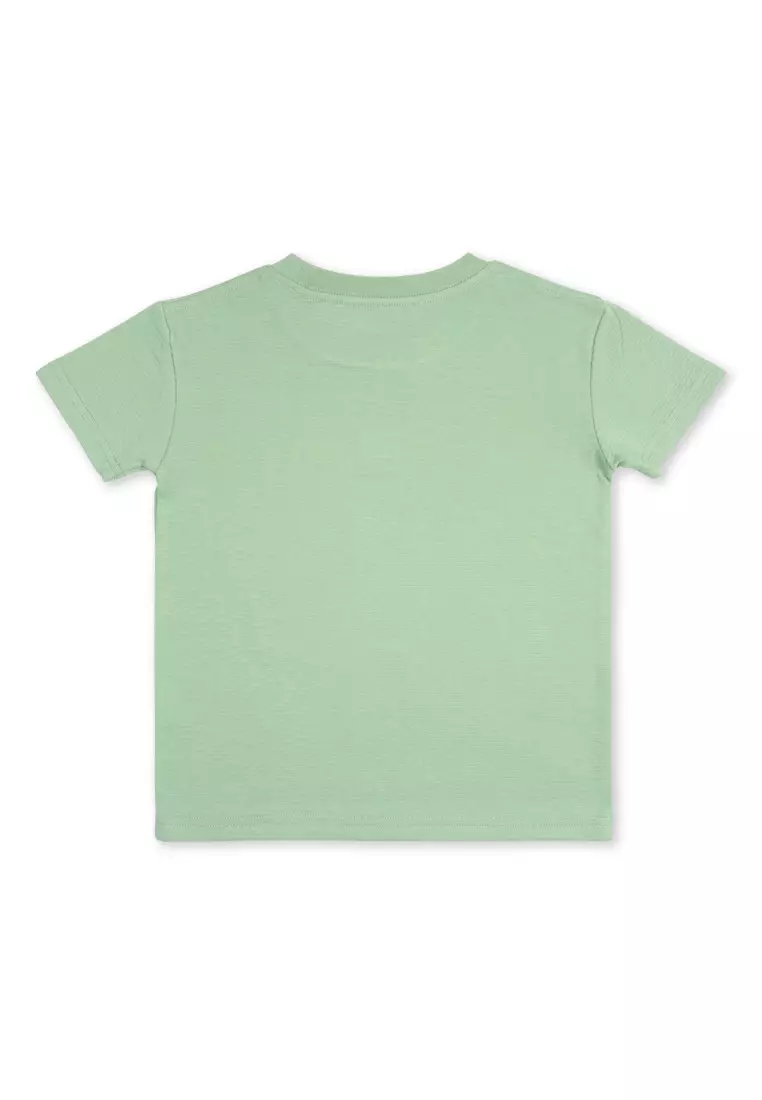 Boys Oversized T-Shirt with Embroidery Details