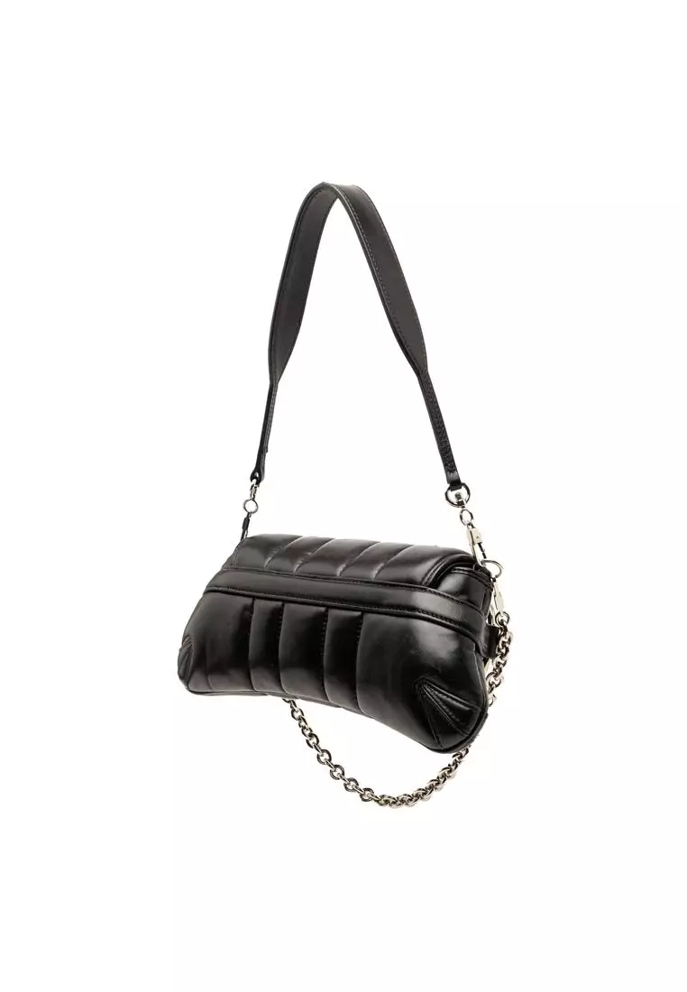 Pre-Loved Gucci Small Quilted Leather Horsebit Chain Satchel