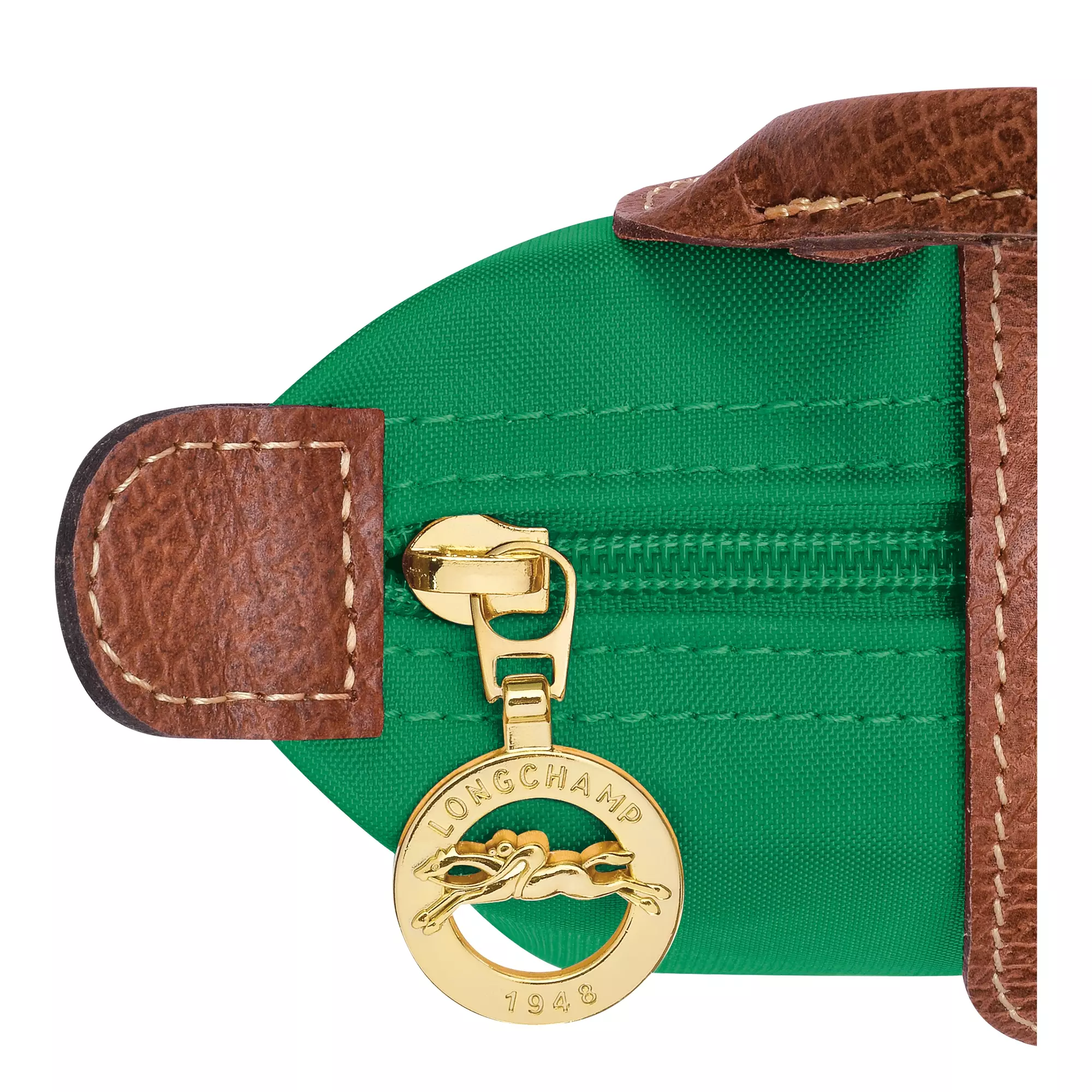 Le Pliage Original Pouch with Handle - Green