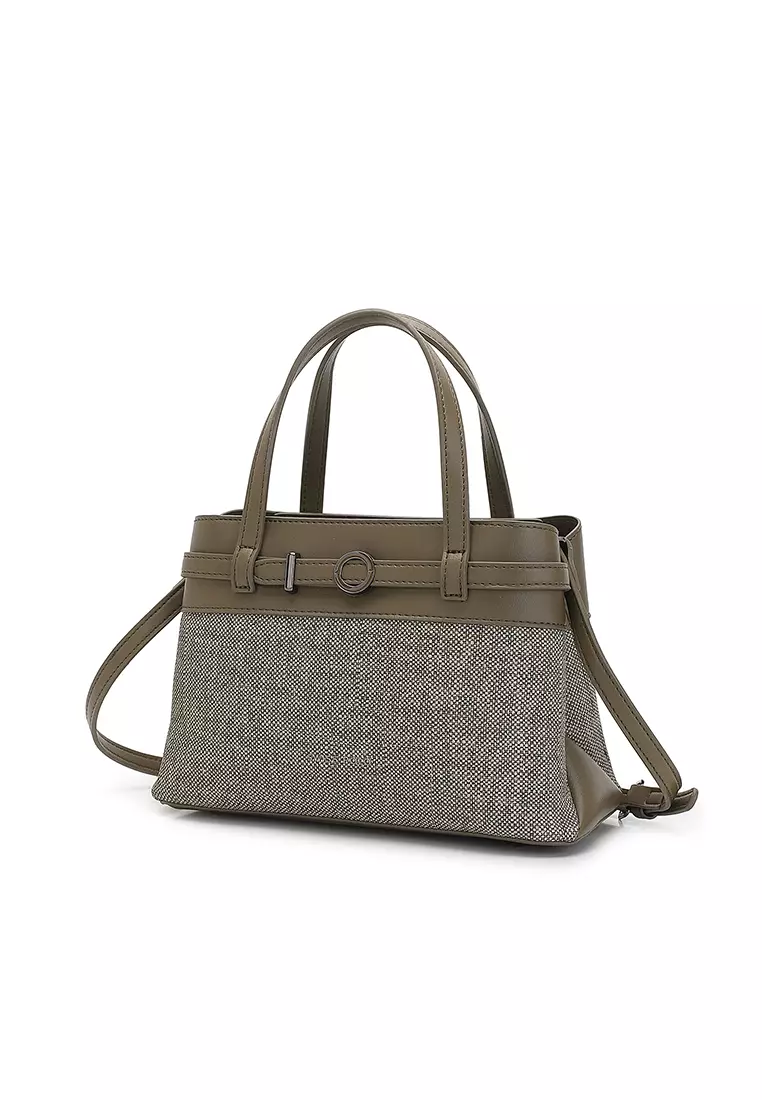 Women's Top Handle Bag / Sling Bag / Crossbody Bag / Shoulder Bag (Tas Tangan Wanita / Tas Selempang Wanita / Tas Bahu Wanita) - Hijau