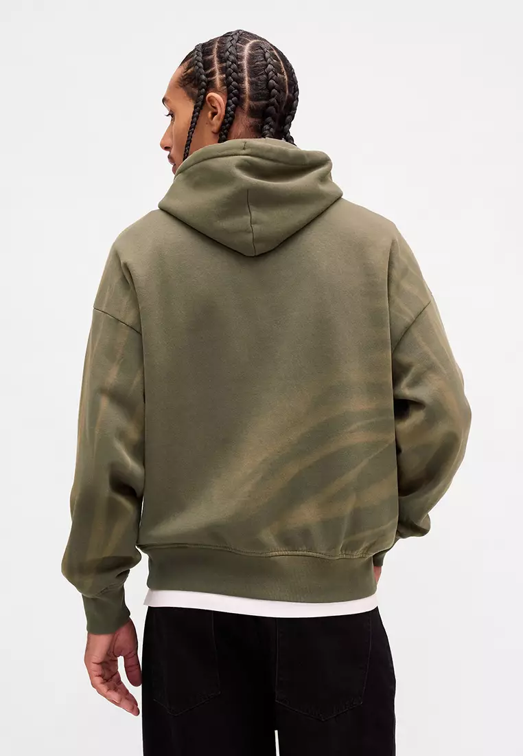 Vintage Soft Oversized Logo Hoodie