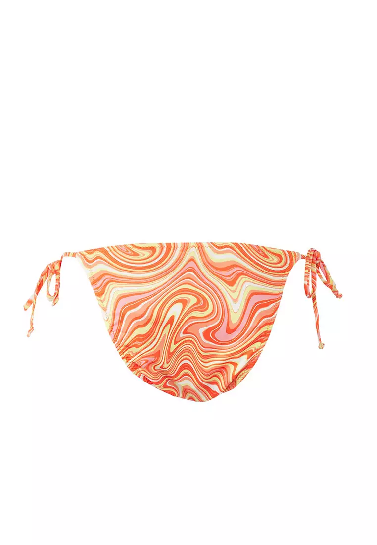 Abstract Patterned Accessory Regular Bikini Bottom TBESS24BA00135