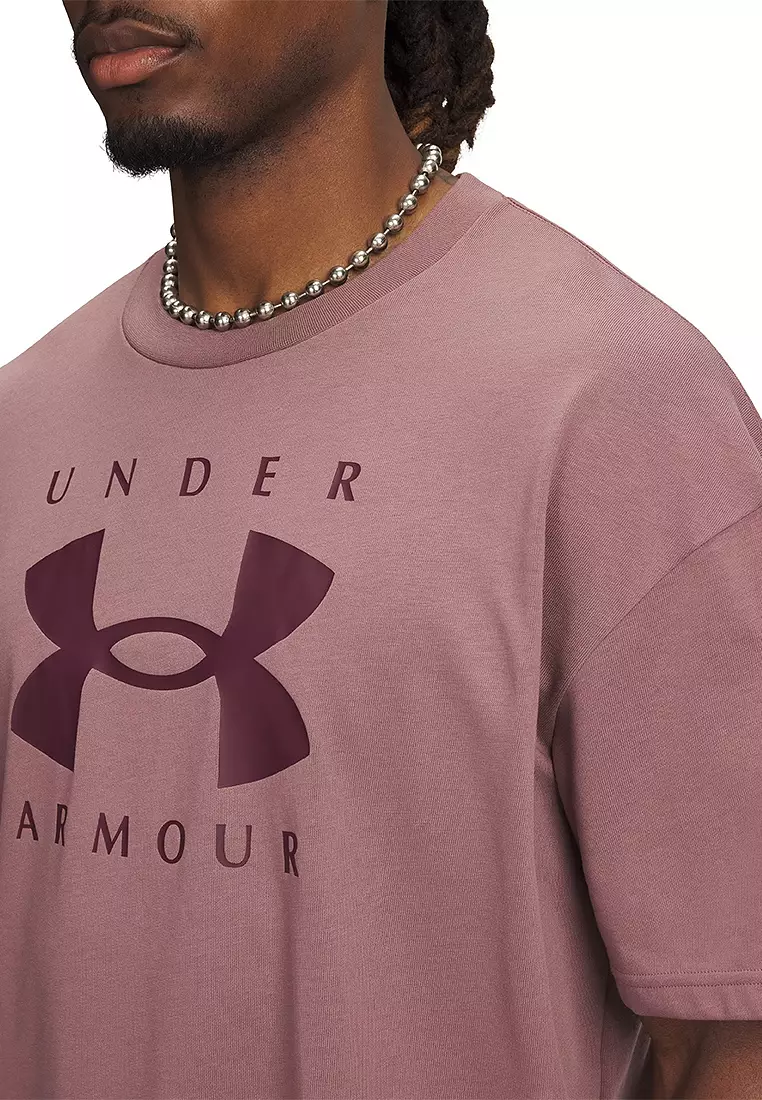 Heavyweight Oversized Branded Short Sleeve Tee