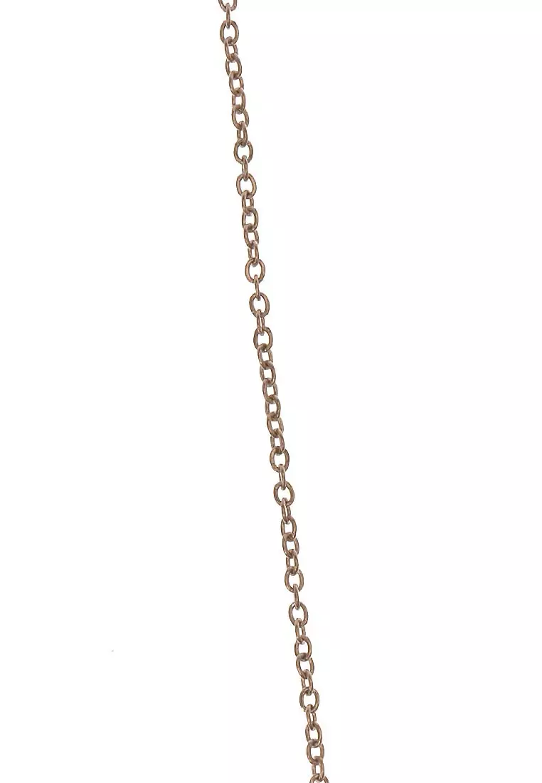 Kalung Aksesoris Wanita Berbentuk Rusa Design Elegant - Rosegold