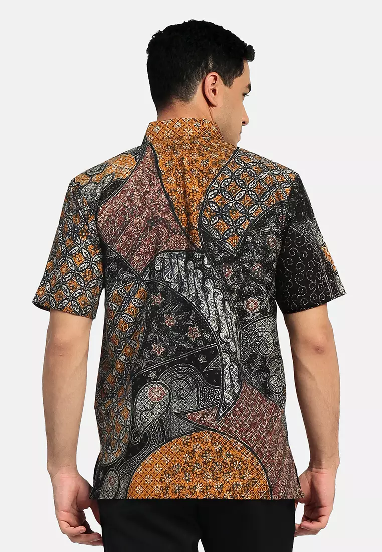 Hem Sirius Alfa Lengan Pendek Batik tulis Slimfit