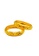 Merlin Goldsmith Merlin Goldsmith 916 Gold (Size 8) 4mm Snowflake Hollow Ring - Size 8 (0.73gm-0.83gm) BC575AC02B7E7BGS_2