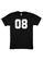 MRL Prints black Number Shirt 08 T-Shirt Customized Jersey 254C9AAF120852GS_1