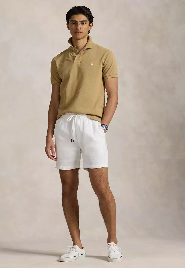 Custom Slim Fit Mesh Short Sleeve Polo Shirt