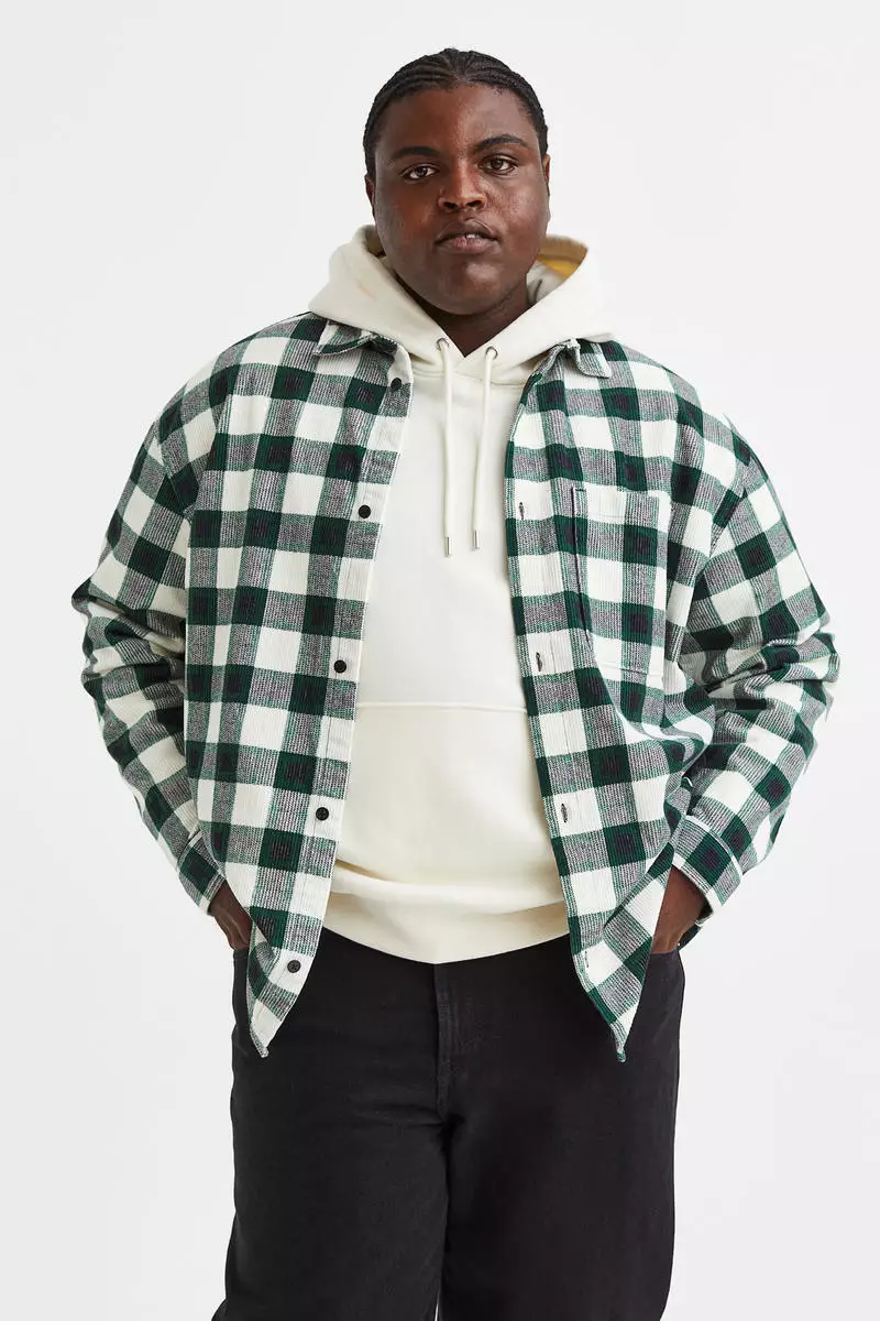 H&m corduroy deals shirt