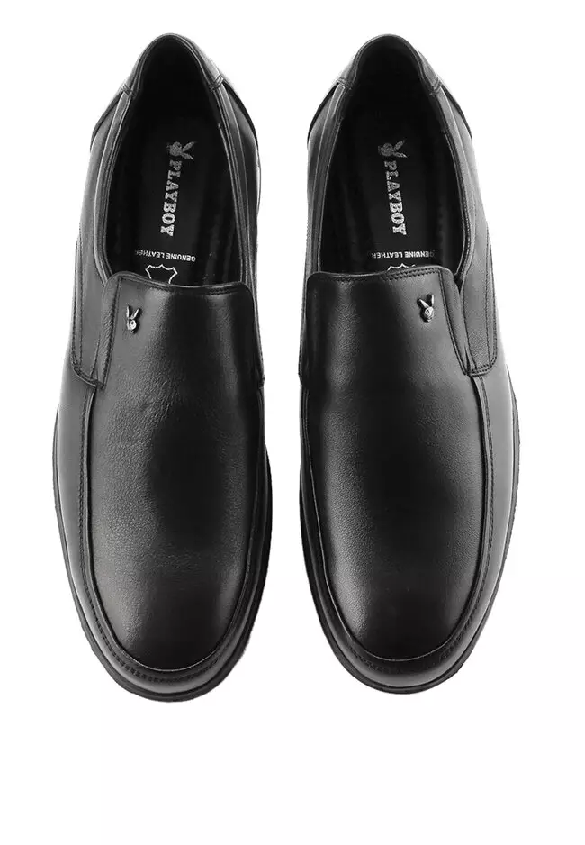 PLAYBOY Sepatu Pria Formal JOHNSON (SLIP ON) In Black PH3480BK