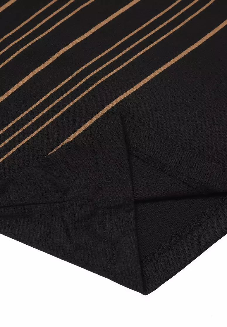 POLICE T-Shirt Salur Bordir Cotton Premium Tebal Pria 53018