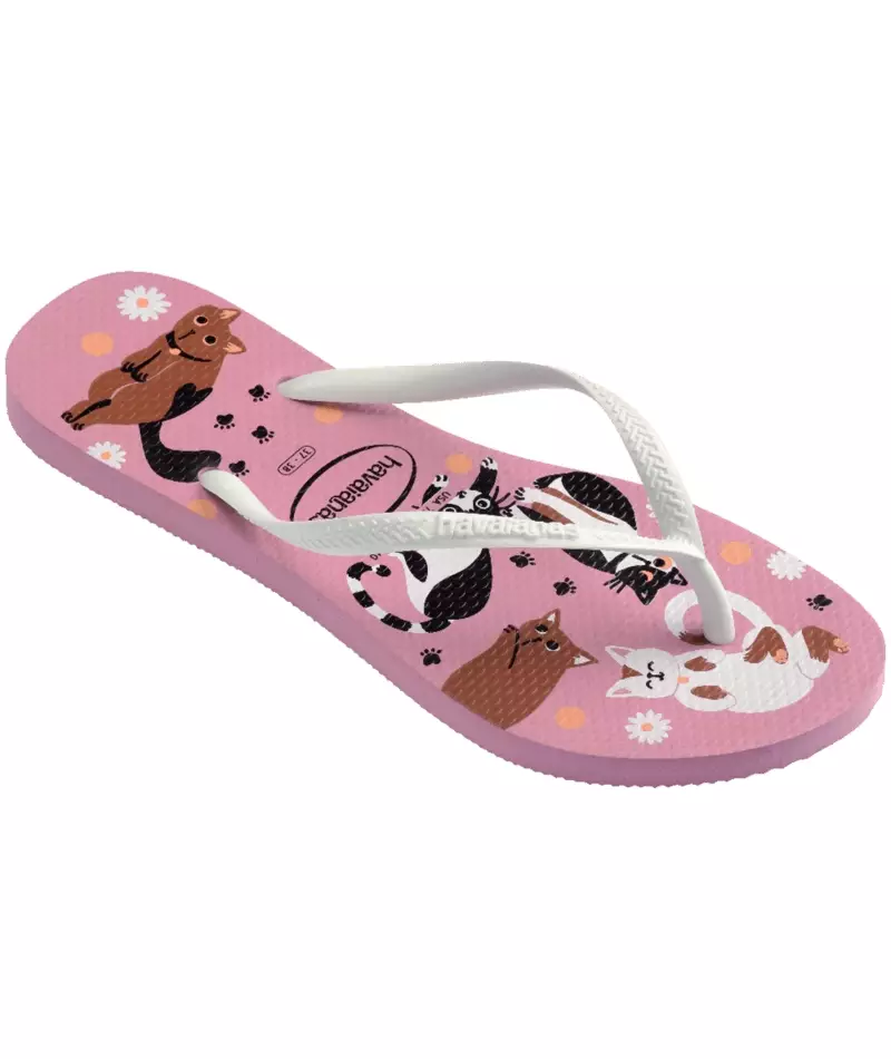 [ONLINE EXCLUSIVE] Havaianas 1105 Slim Pets Rose Chiffom - Sandal Anak