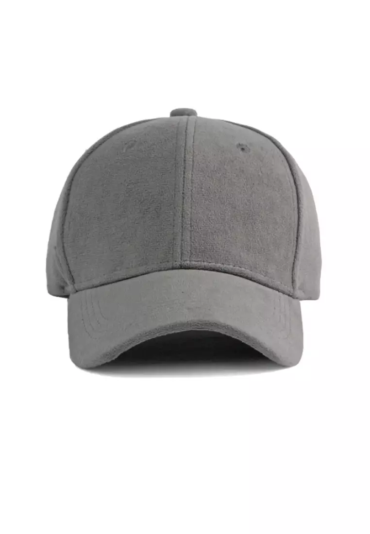 Buy Kings Collection Grey Classic Suede Baseball Cap PHKCHT2325 Online ...