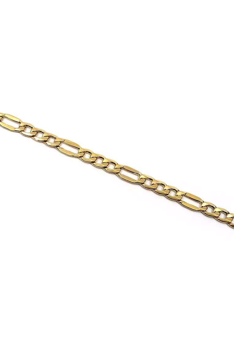 18K Italian Made Yellow Gold Bracelet
