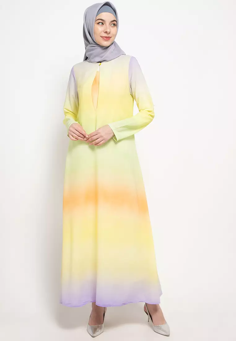 Freda Maxi Dress Shaded Dress In Purple