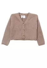 カーディガン IONSEOUL City Embroidery V-neck Cardigan PLAY COMME DES GARÇONS: Unisex V-Neck Cardigan with Red