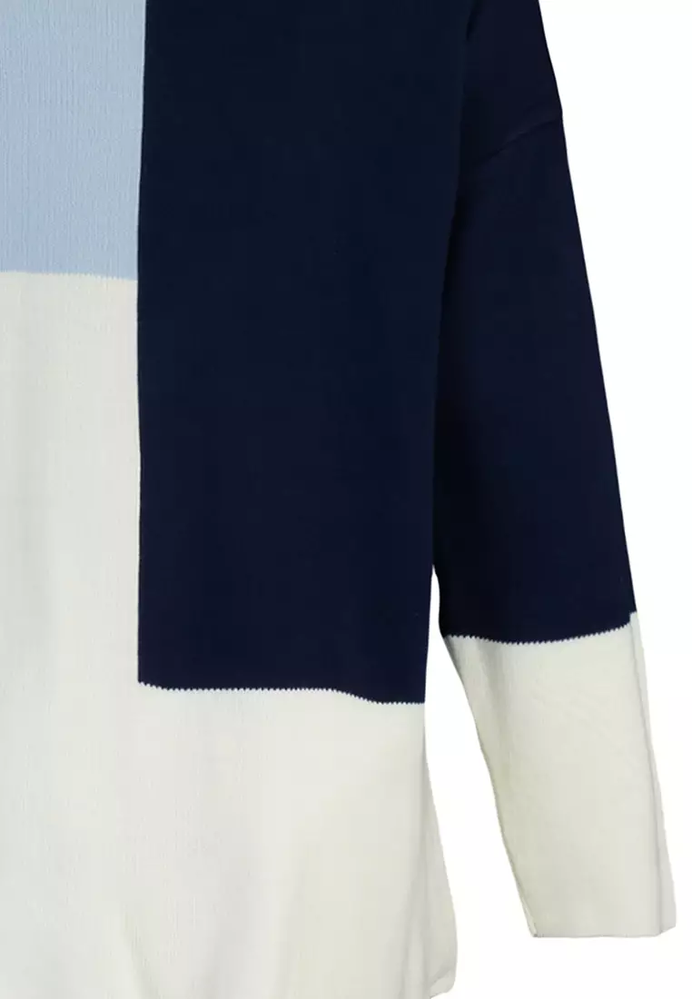 Colour Block Knitted Sweater
