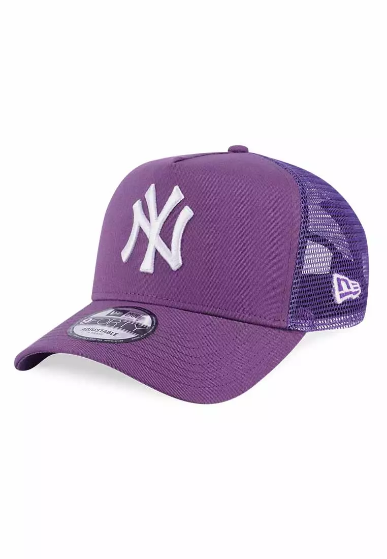 New York Yankees Team Colour White A-Frame Trucker Cap