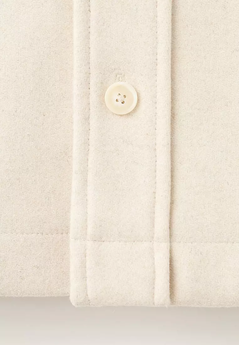 Wool Overshirt with Buttons