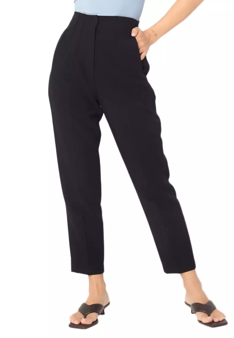 Buy Dressing Paula High-Waisted Long Crepe Pants Online