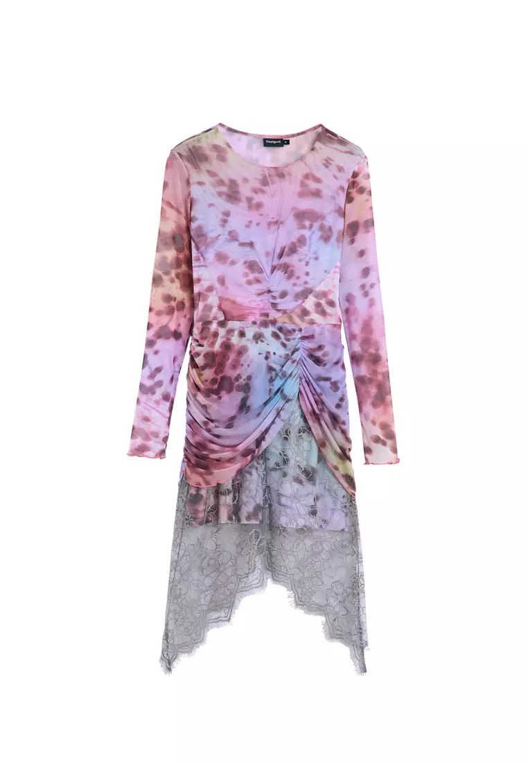 Drape Lace Dress