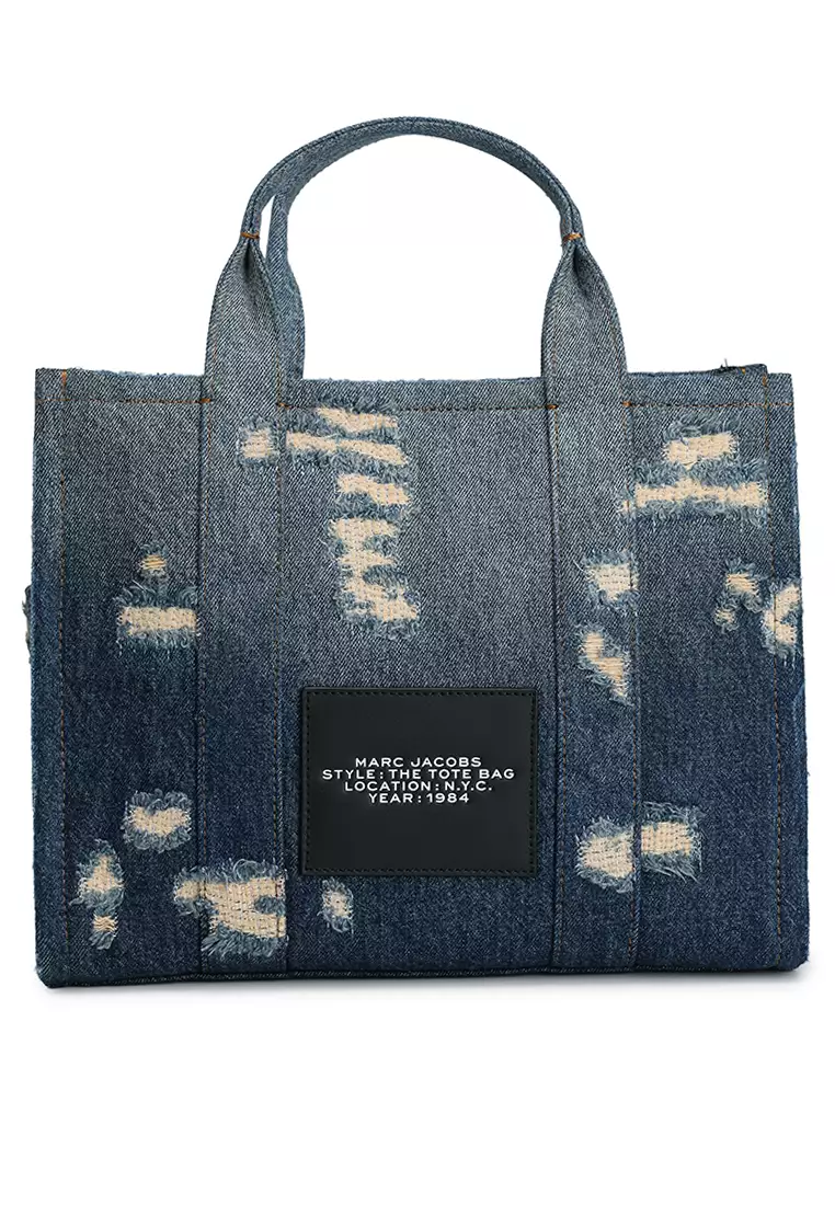 Buy Marc Jacobs The Rip and Repair Denim Medium Tote Bag (nt) 2026
