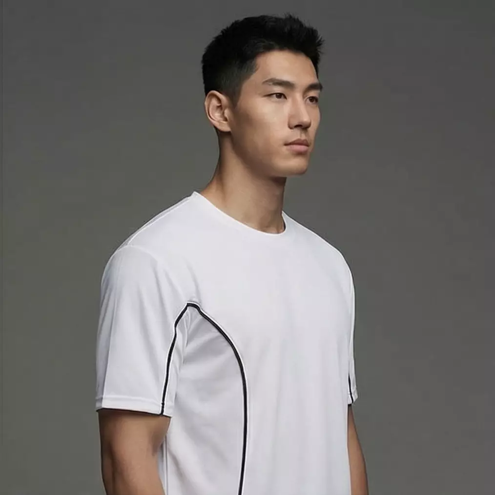 THIRDDAY Kaos Oversize Gym Piped WaistArm Scubalux Putih MTZ37