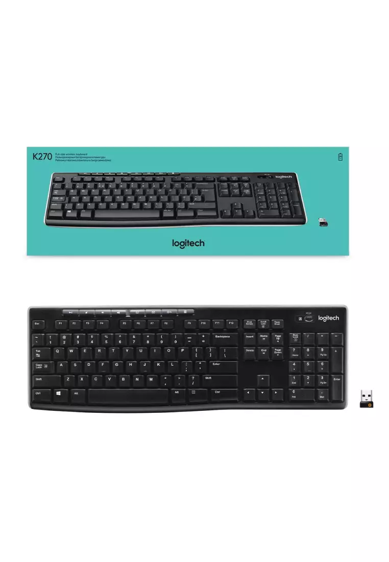 Buy Blackbox LOGITECH K270 Wireless Keyboard for Windows 2.4 GHz ...