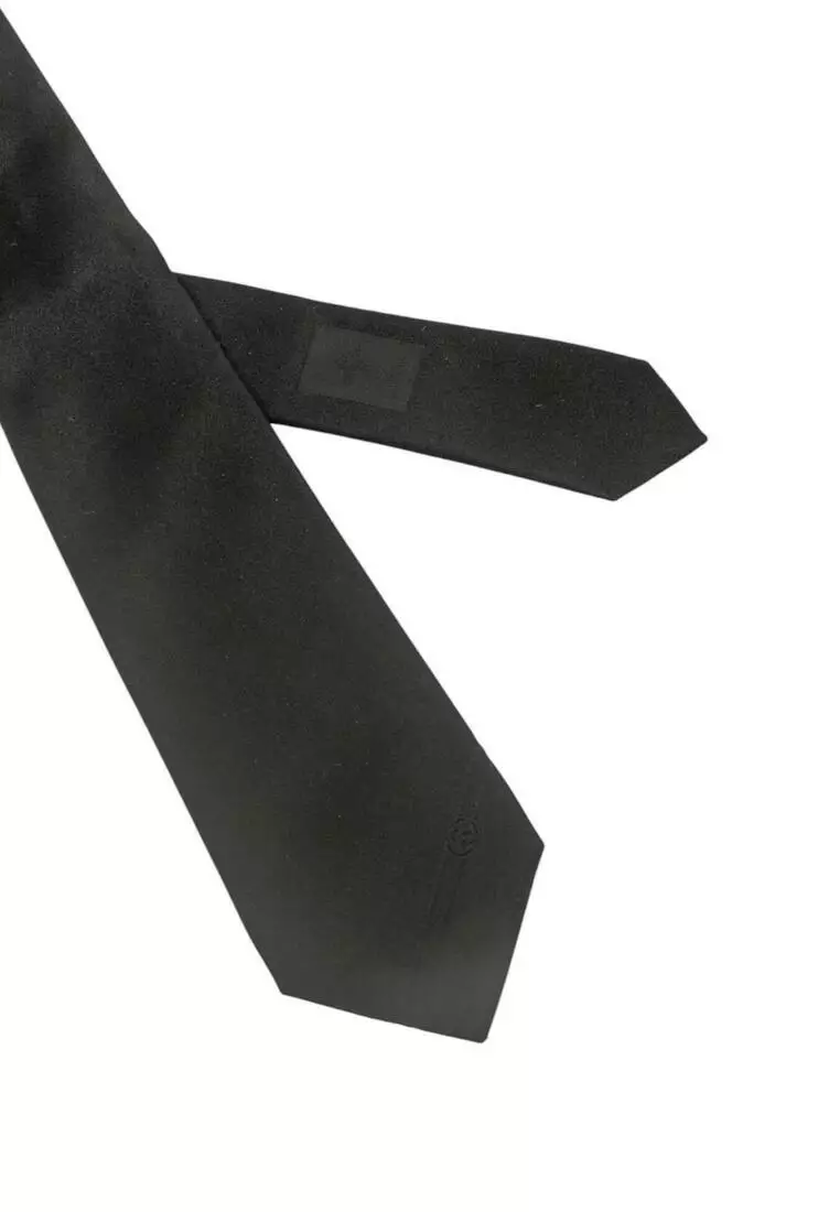 Silk Tie With Interlocking G Tie