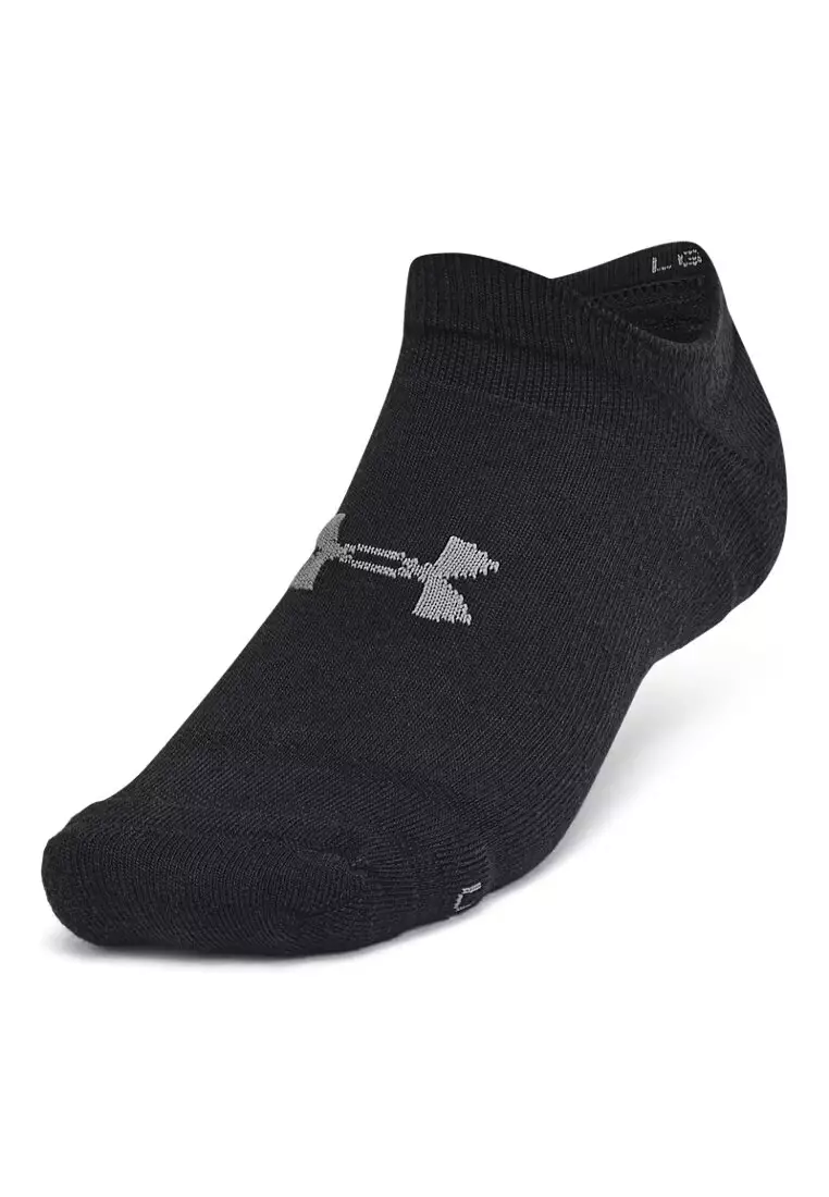 Under Armour Unisex UA Essential Cushion 6-Pack No Show Socks