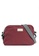 Bagstation red Crinkled Nylon Dual Zip Sling Bag A469AAC10B2D0DGS_1